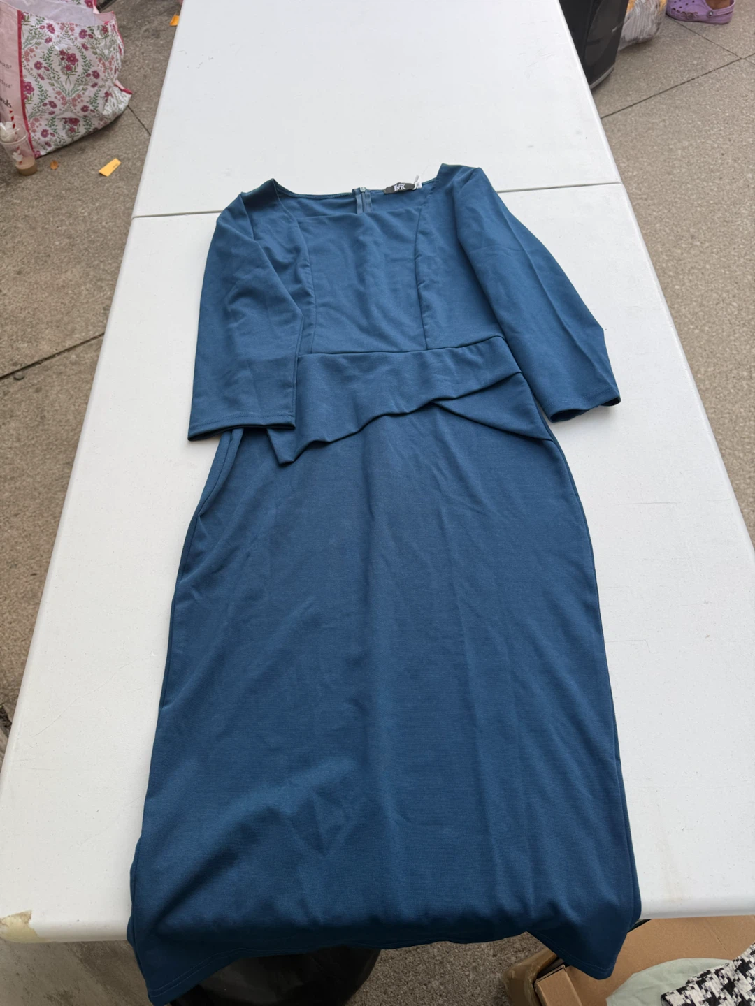 INR Blue Midi Dress