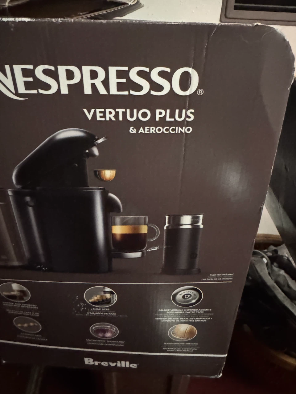 Nespresso Vertuo Plus and Aeroccino