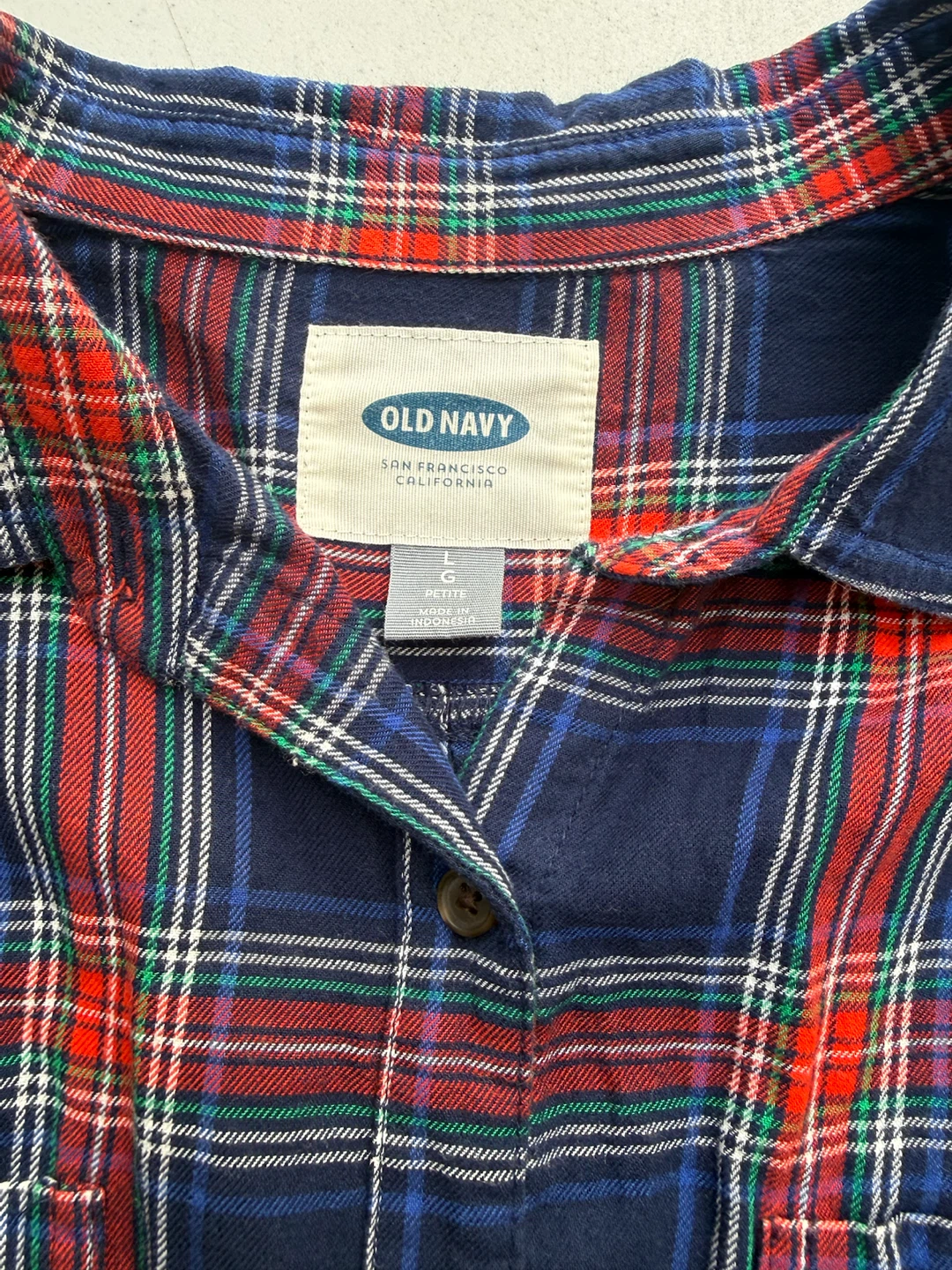 Old Navy Plaid Flannel Shirt - photo 2