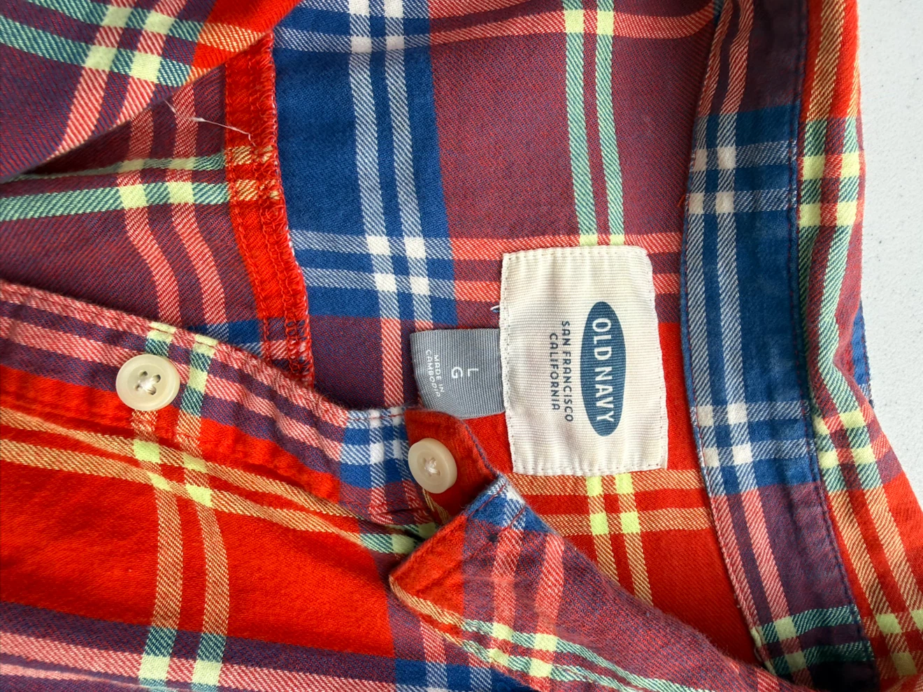 Old Navy Plaid Button-Down Shirt - photo 2