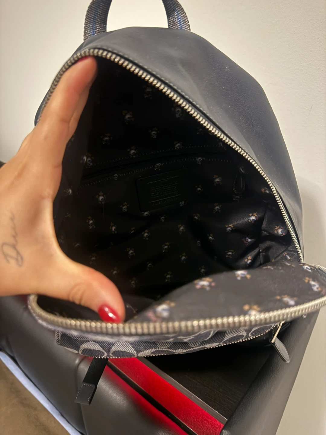 Coach Signature Print Small Backpack - photo 3