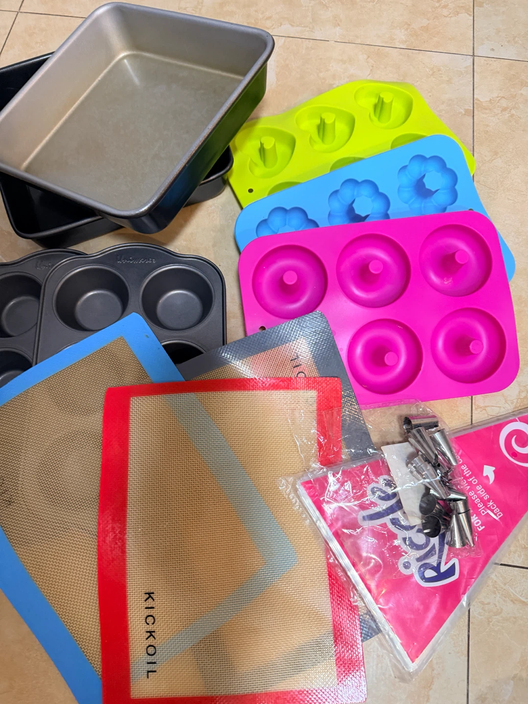 Baking Supply Collection with Pans and Molds