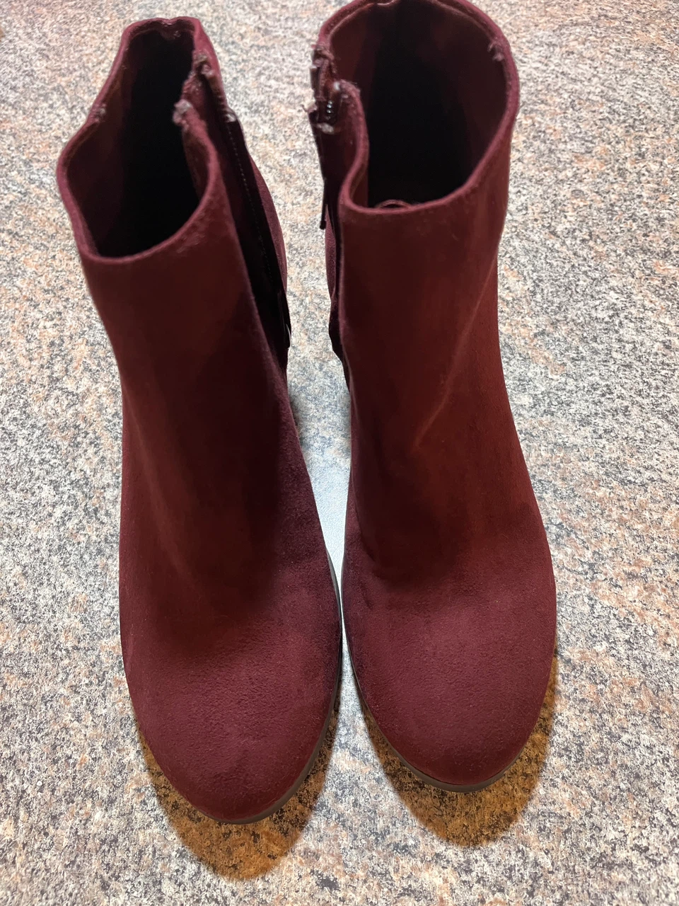 Old Navy Burgundy Ankle Boots Size 8