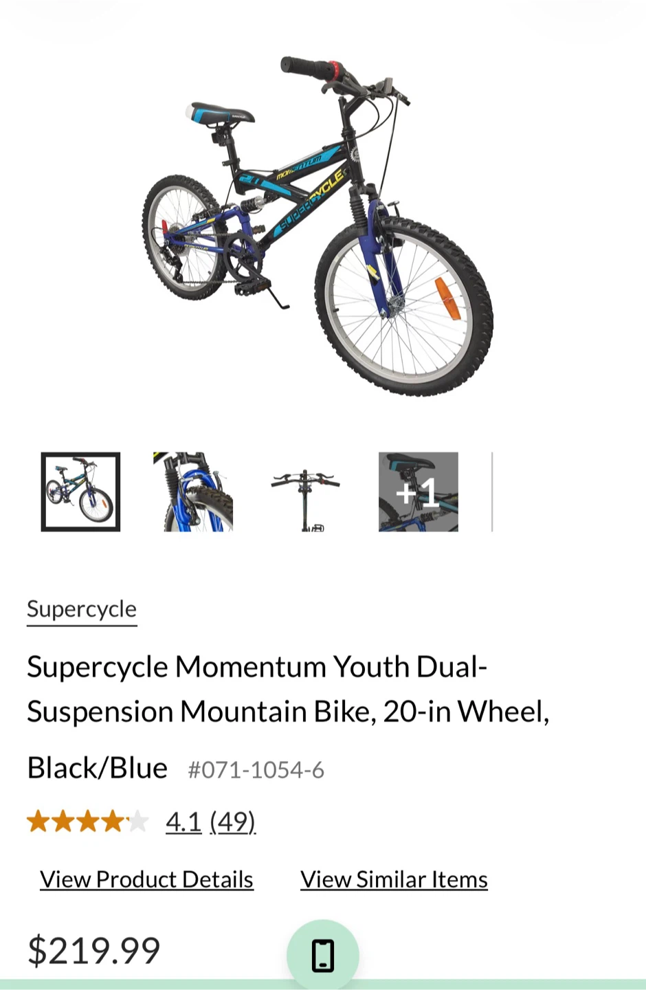 Supercycle Momentum Dual-Suspension Mountain Bike