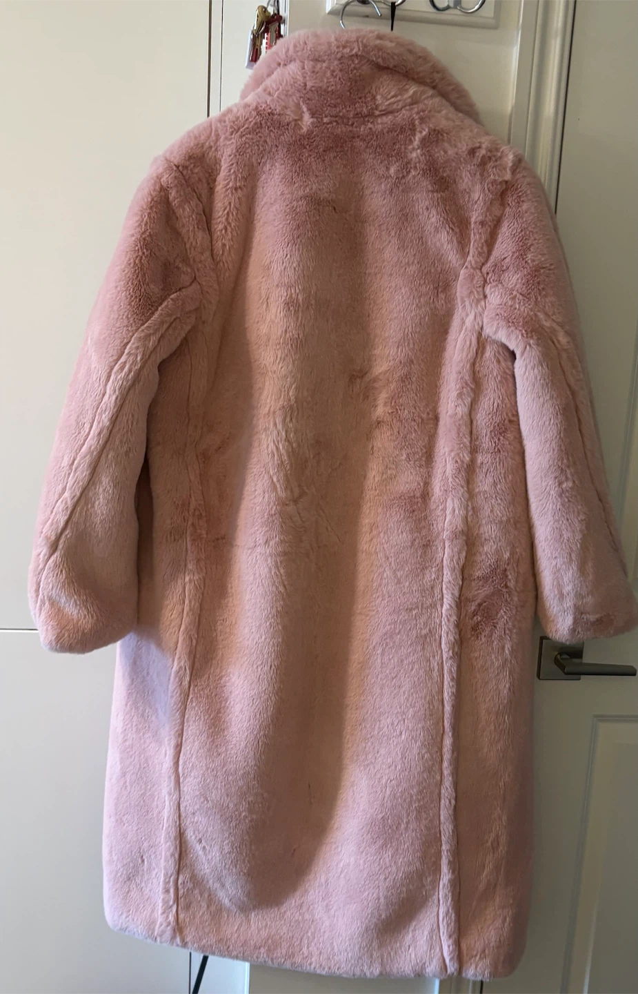 Hilary MacMillan Pink Faux Fur Coat - photo 4