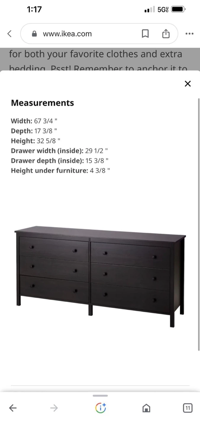 IKEA Koppang 6-drawer dresser - photo 5