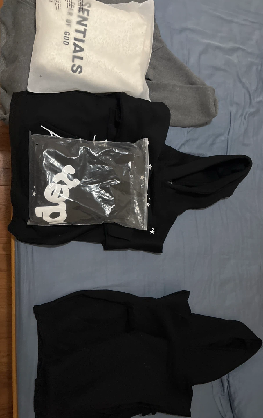 Each hoodie 70-80, pants 50-60