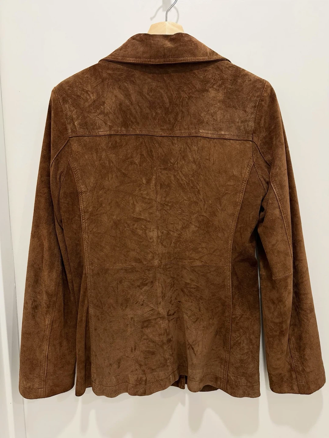 Vintage Danier Brown Suede Leather Jacket - photo 4