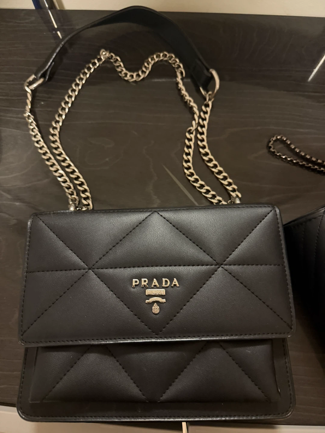 Prada Quilted Leather Shoulder Bag