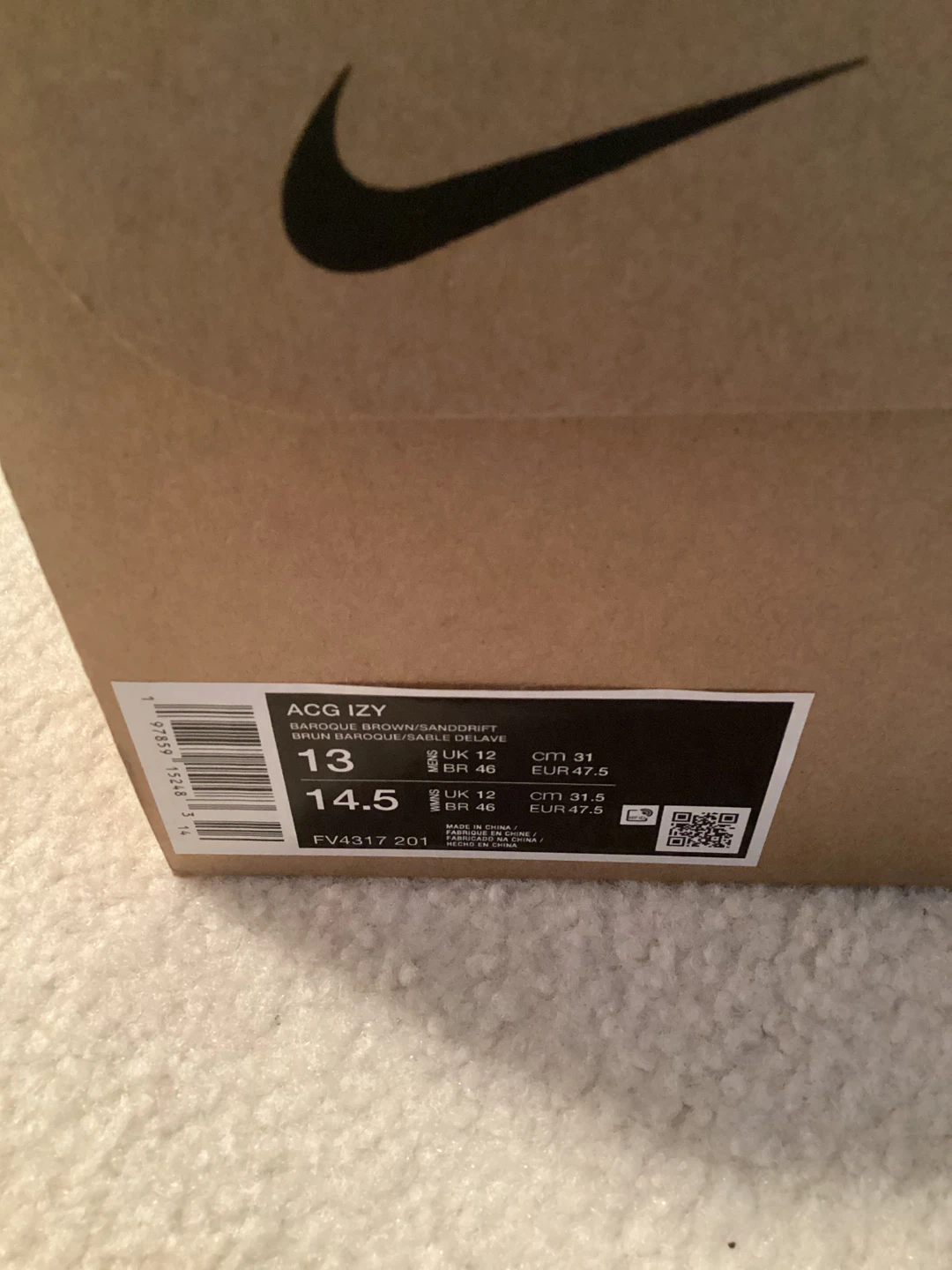 Nike ACG IZY Shoes in Baroque Brown - photo 3