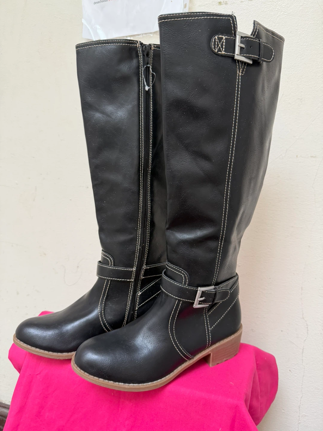 Black Knee-High Boots