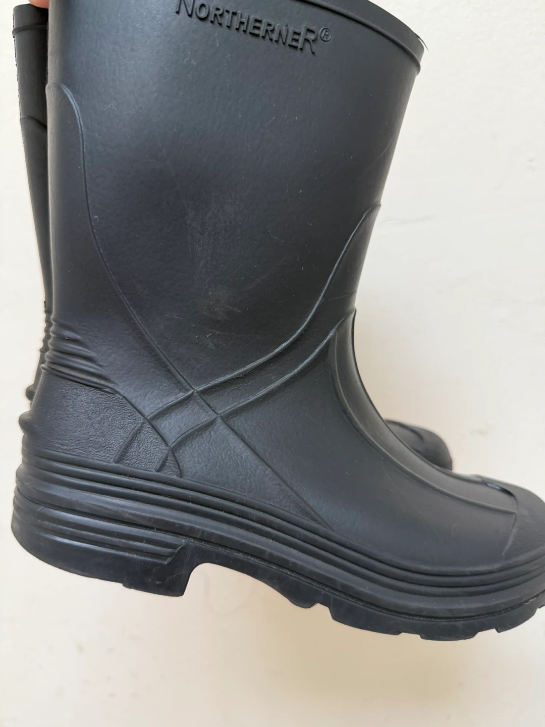 Northerner black rubber rain boots - photo 3