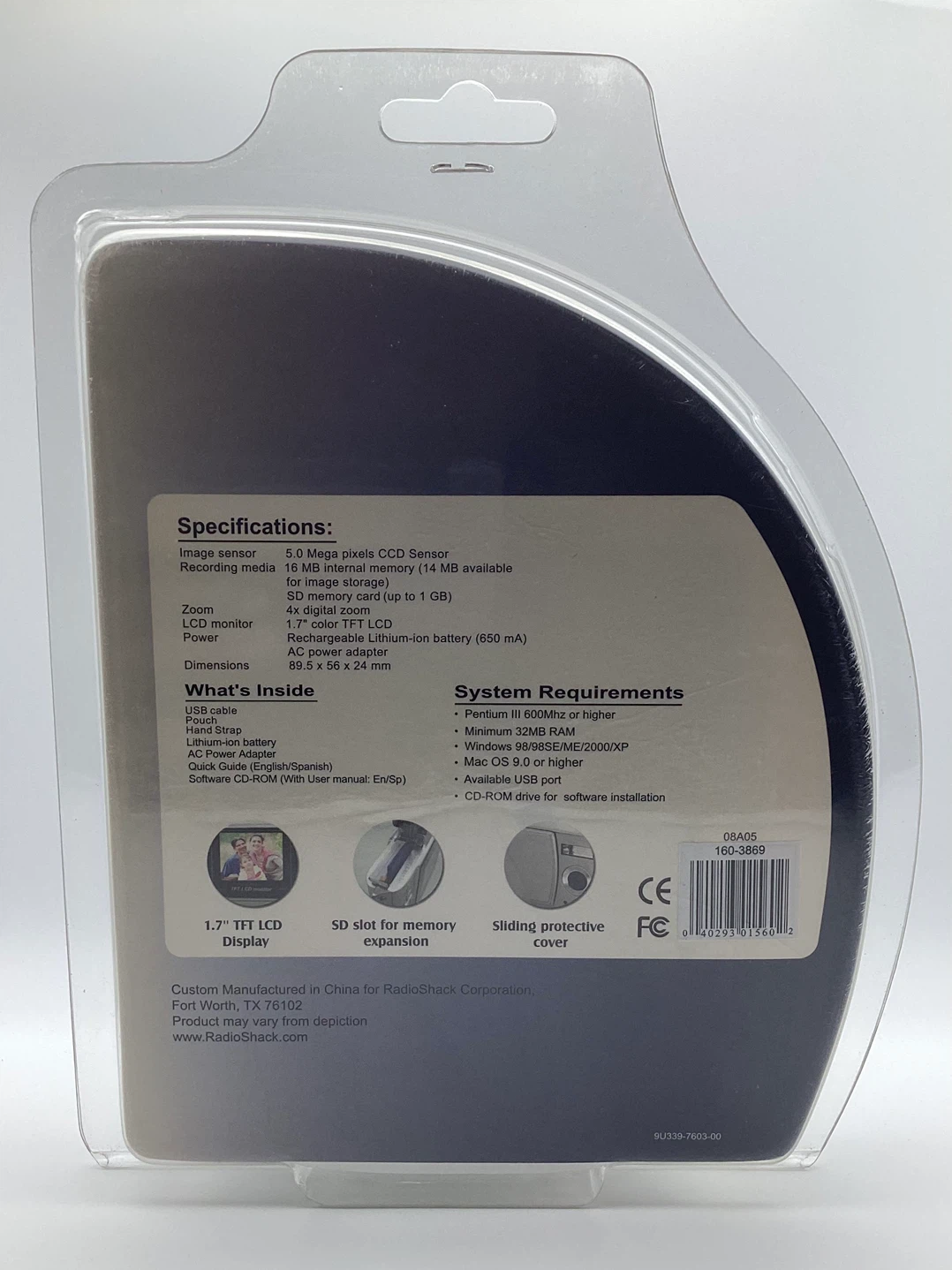 Optimus 5.0MP Compact Digital Still Camera - photo 4