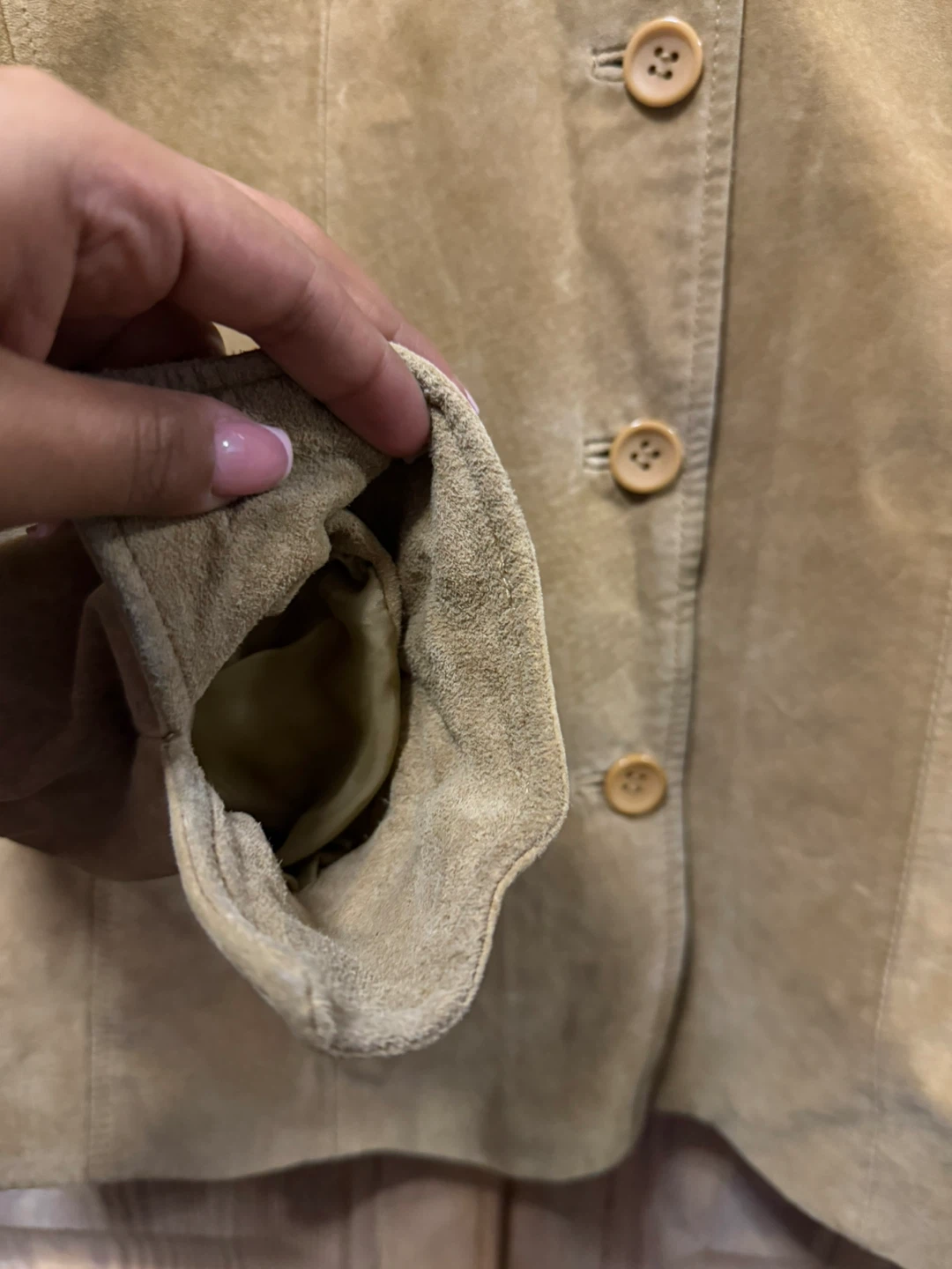 Kate Hill Tan Suede Jacket - photo 5