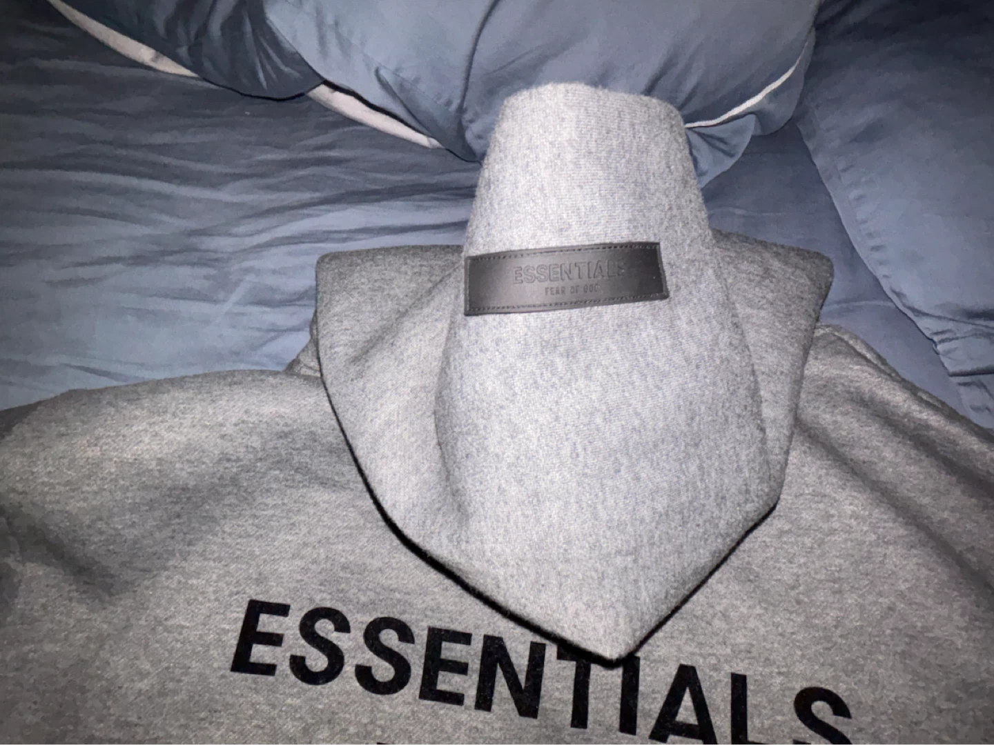 ESSENTIALS Fear of God Grey Hoodie - photo 2
