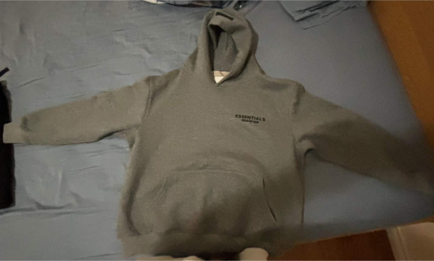 ESSENTIALS Fear of God Grey Hoodie - photo 3