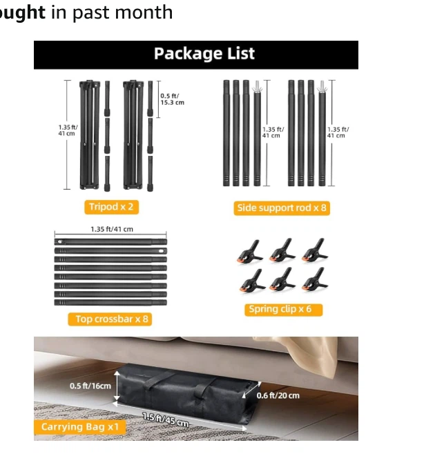 Adjustable Backdrop Stand Support System - photo 3