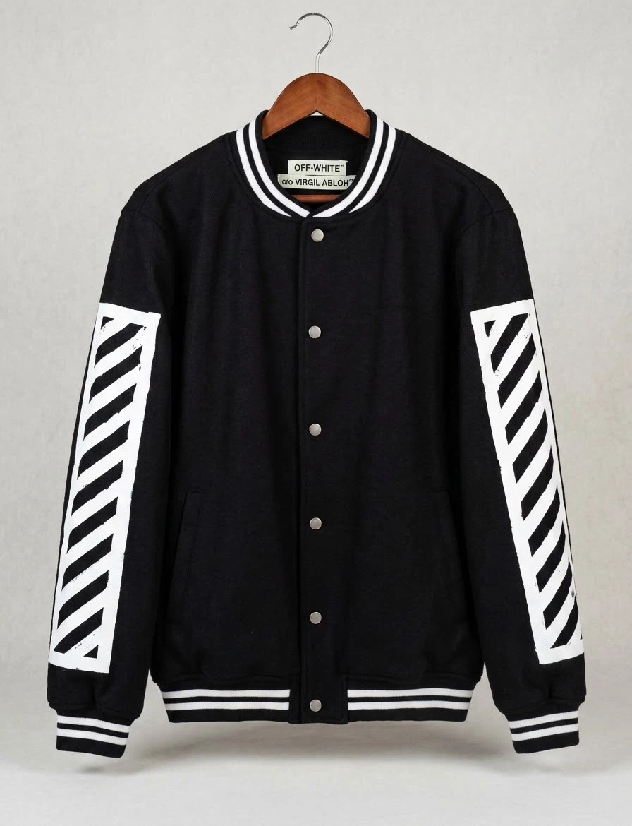 Limited Edition Virgil Abloh Off-White Varsity Jacket