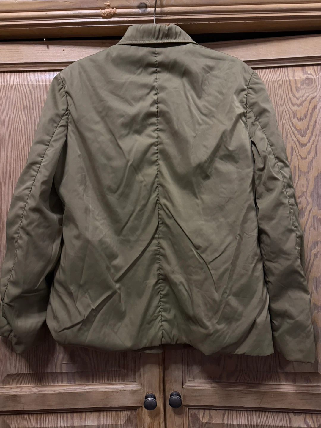 Olive Green Button-Down Jacket - photo 3