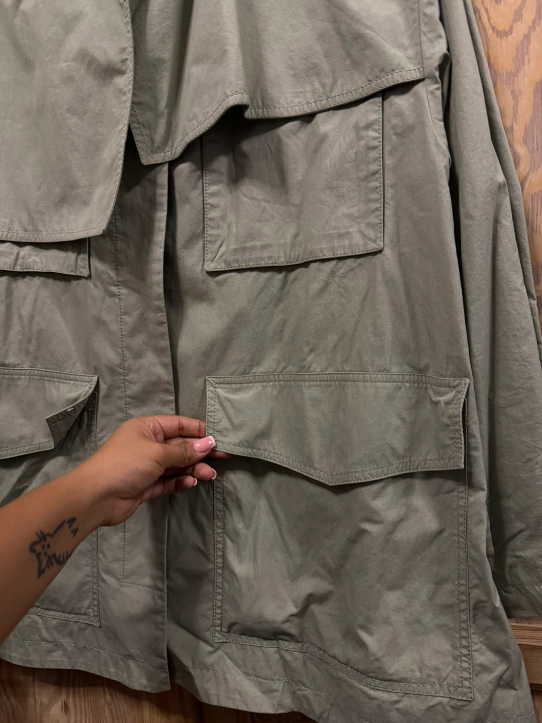 Joseph Sage Green Utility Jacket - photo 2