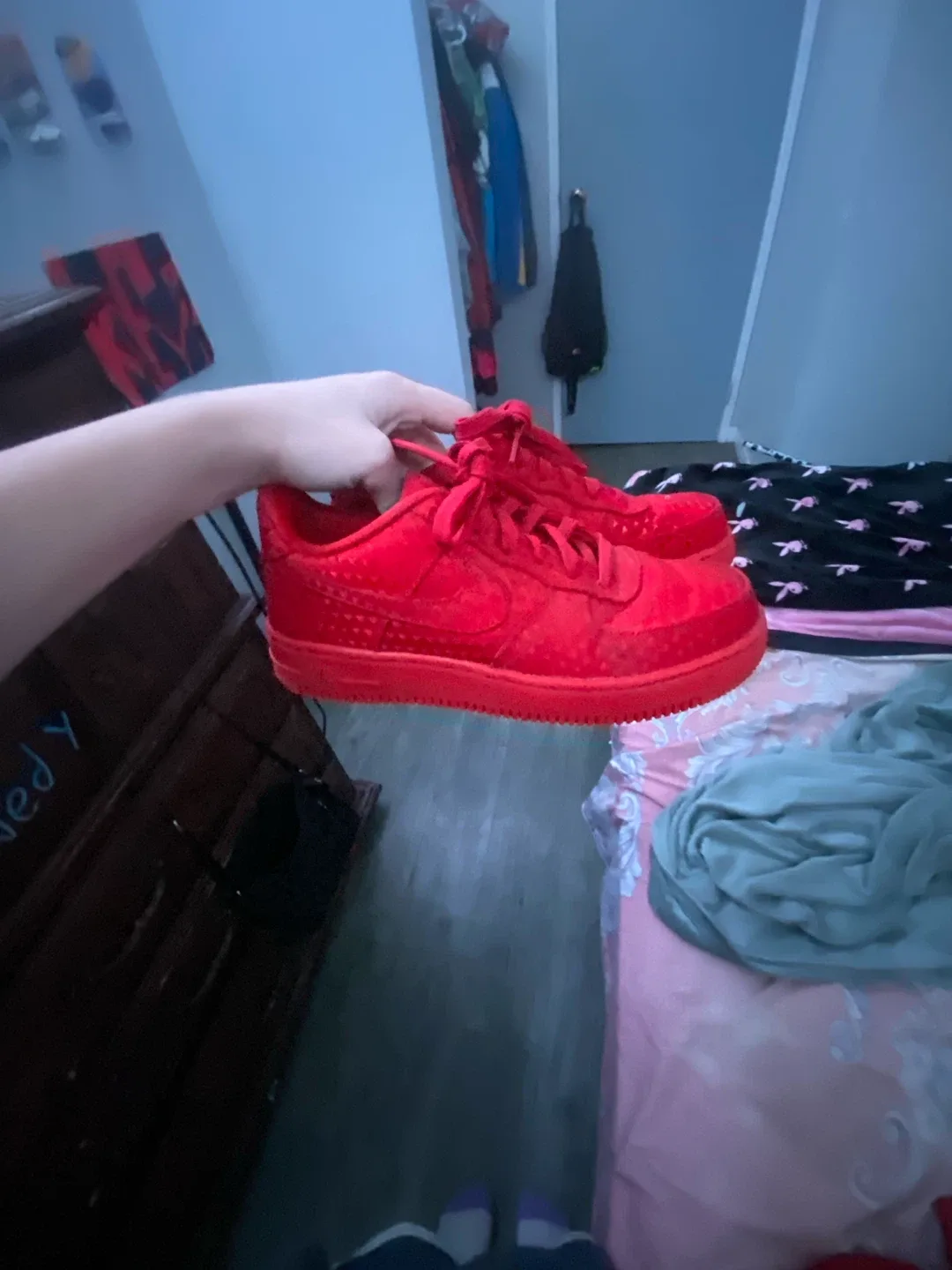 Nike Air Force 1 Sneakers - All Red