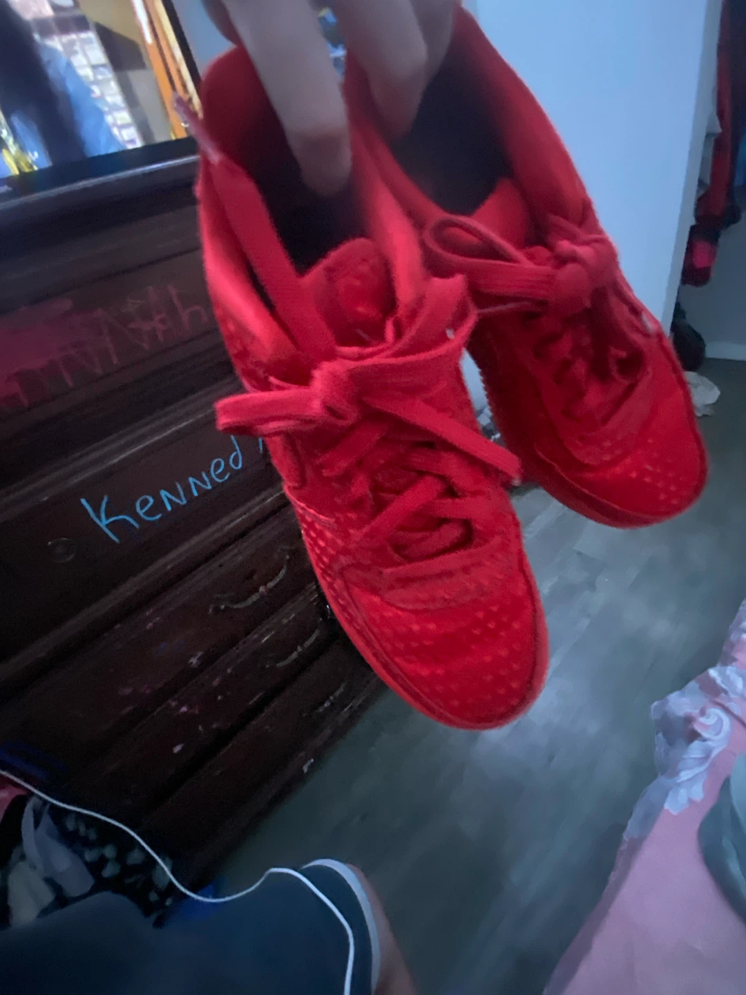 Nike Air Force 1 Sneakers - All Red - photo 3