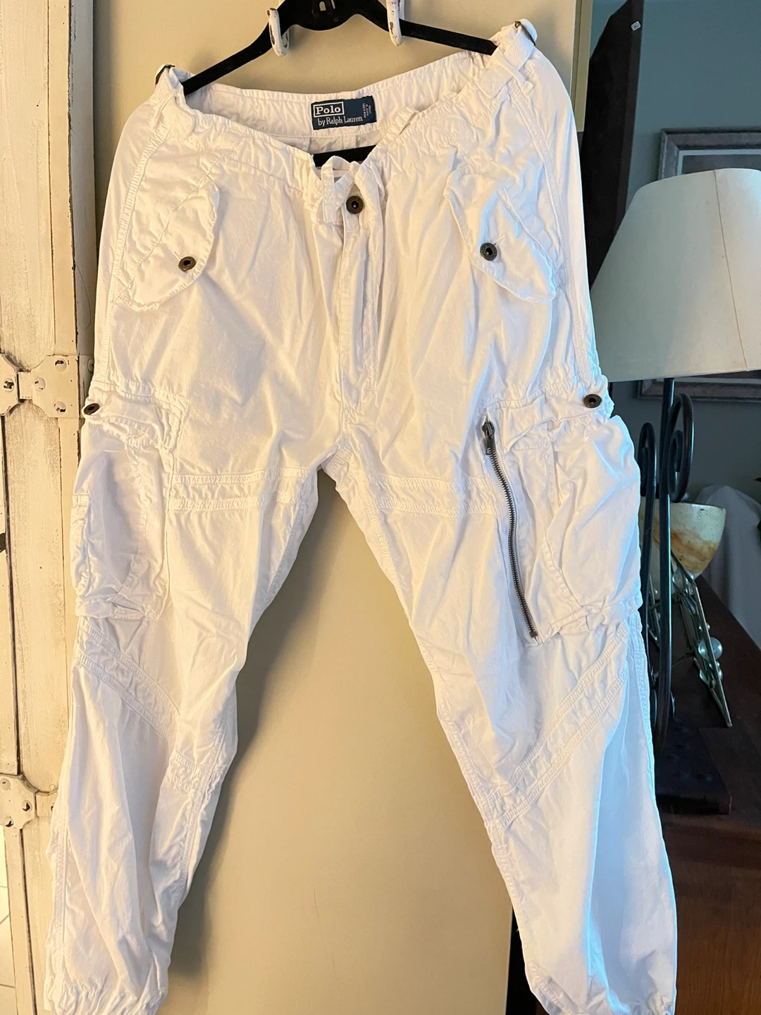 Polo by Ralph Lauren White Cargo Pants