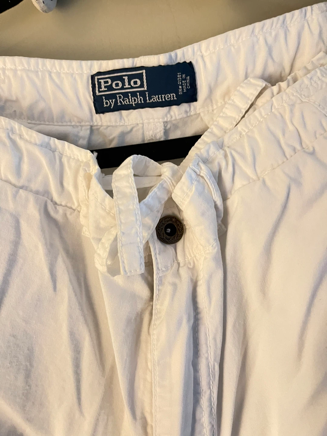 Polo by Ralph Lauren White Cargo Pants - photo 3