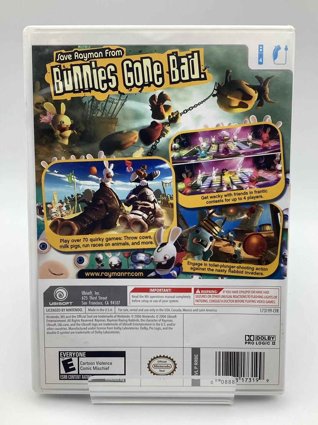 Rayman Raving Rabbids for Wii - photo 2