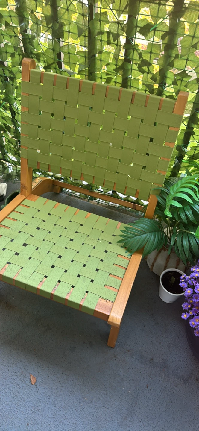 Woven Wood Accent Chair - photo 2