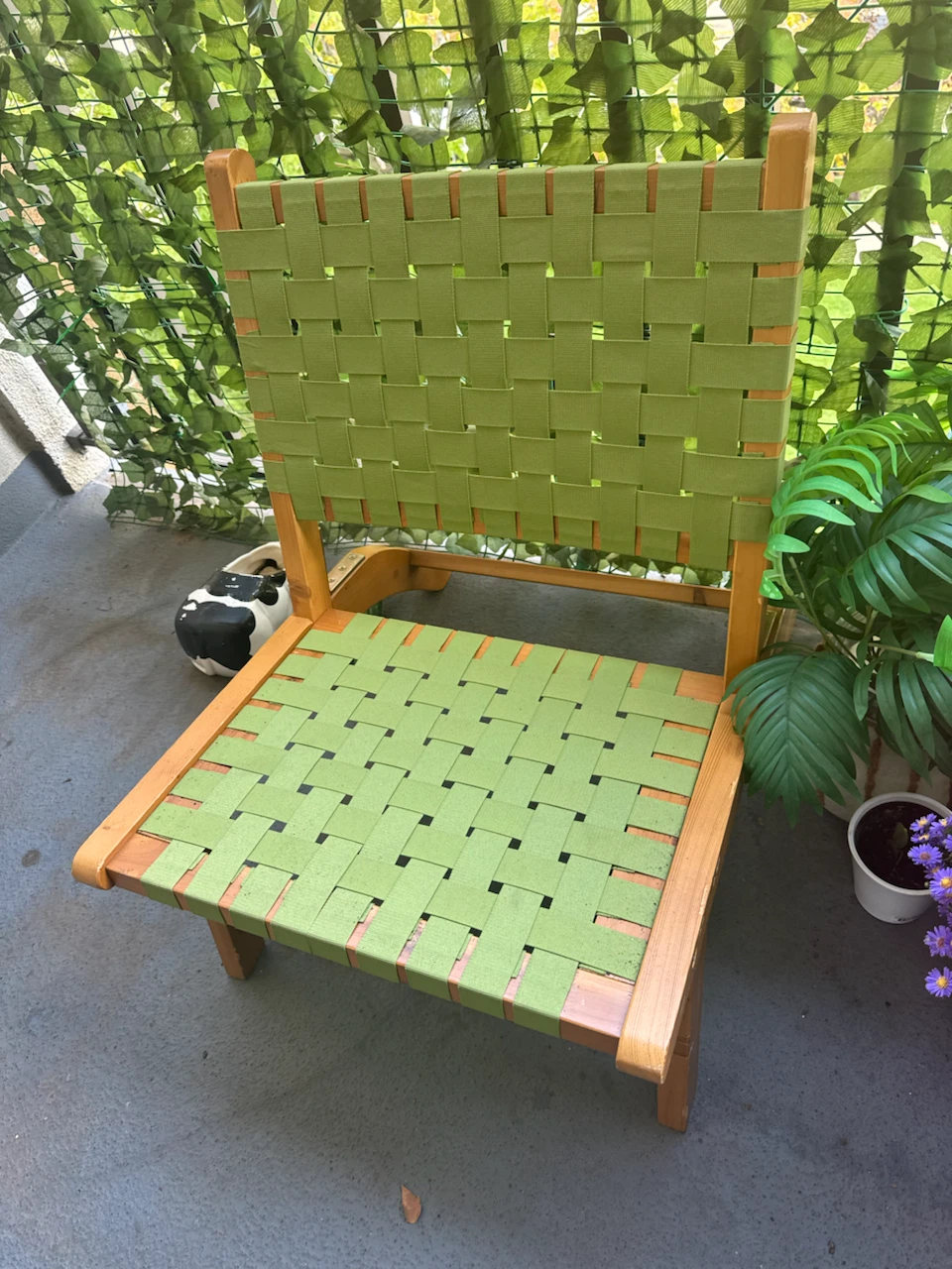 Woven Wood Accent Chair - photo 4