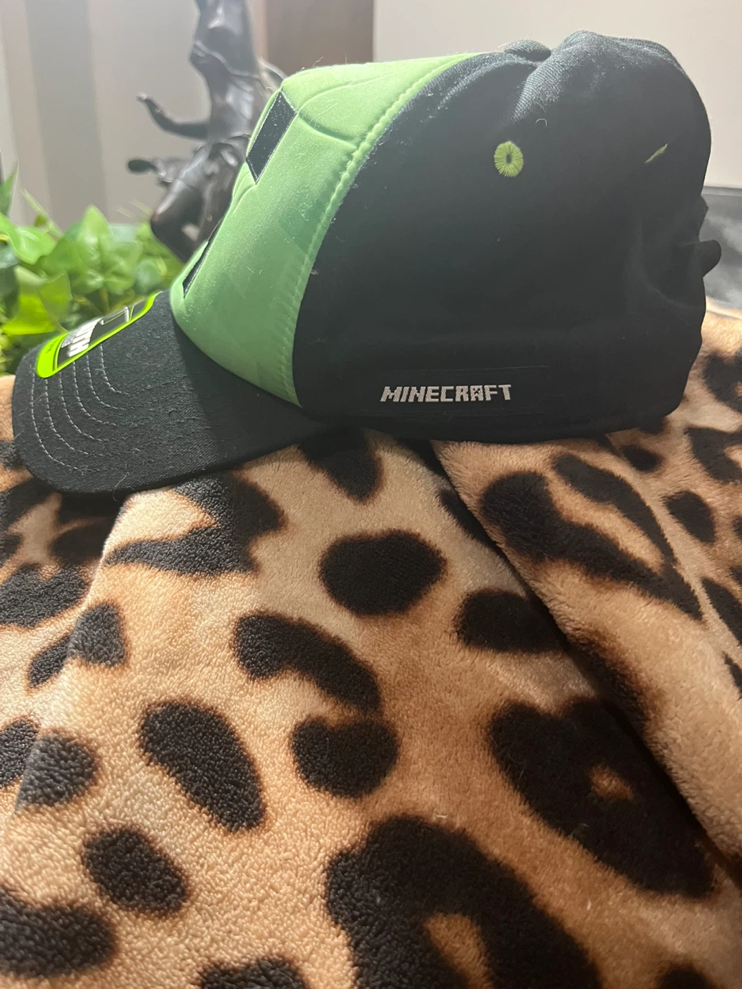 Minecraft Creeper Youth Hat - photo 2