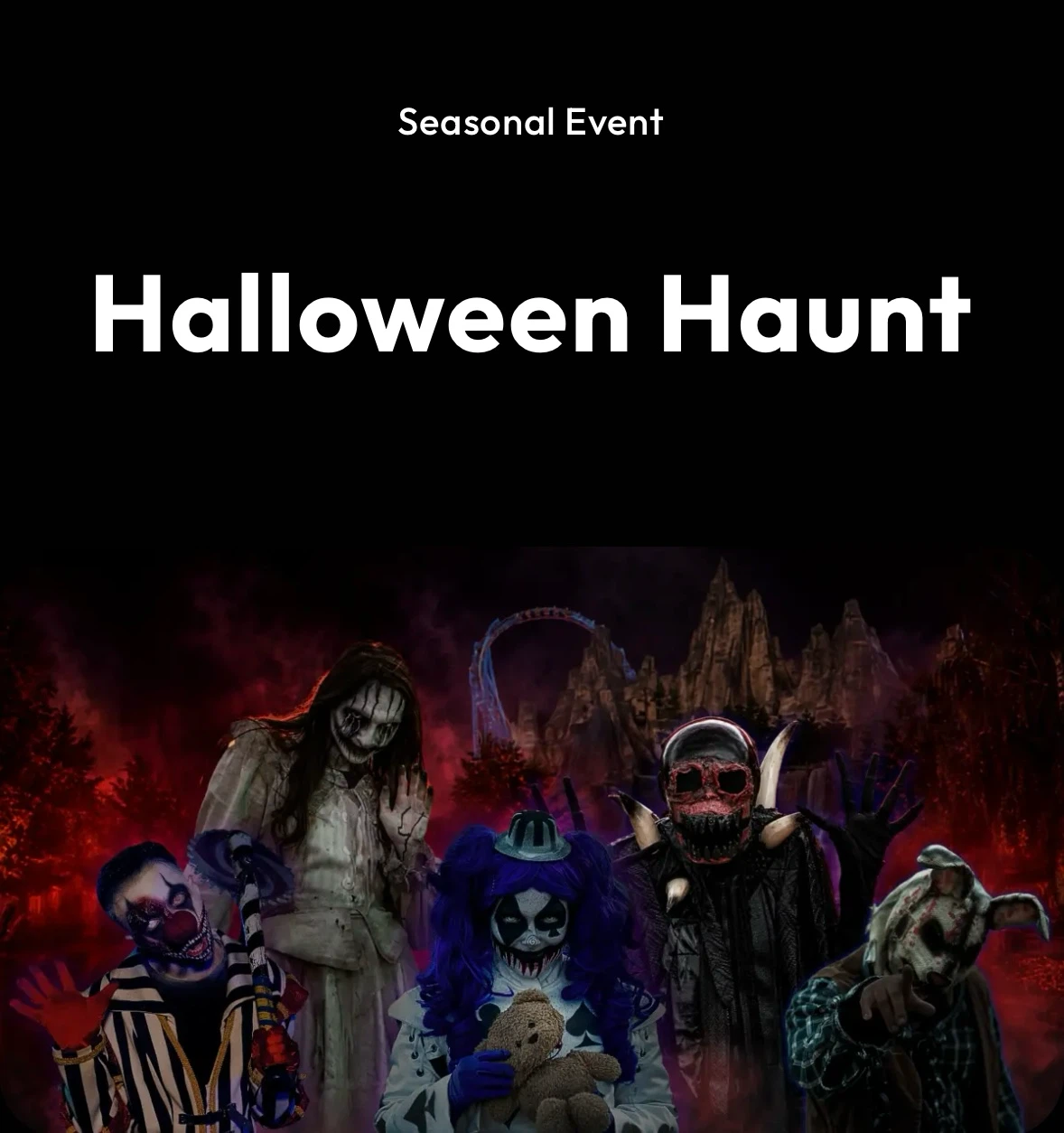 Canada's Wonderland Halloween Haunt Ticket