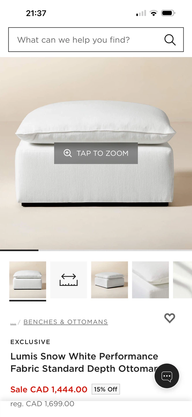 Like 🆕- Large White Down-Filled Modular ULTRA-SOFT CLOUD Sofa - photo 2