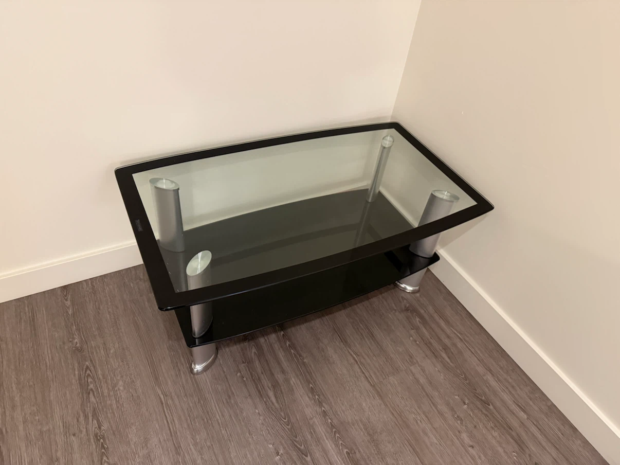 Black Glass Coffee Table