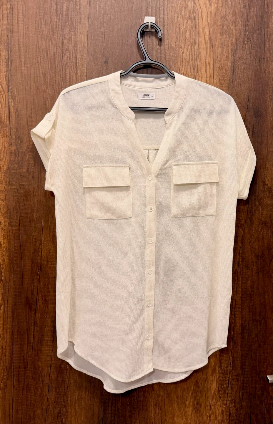Ardene Cream Button-Up Blouse