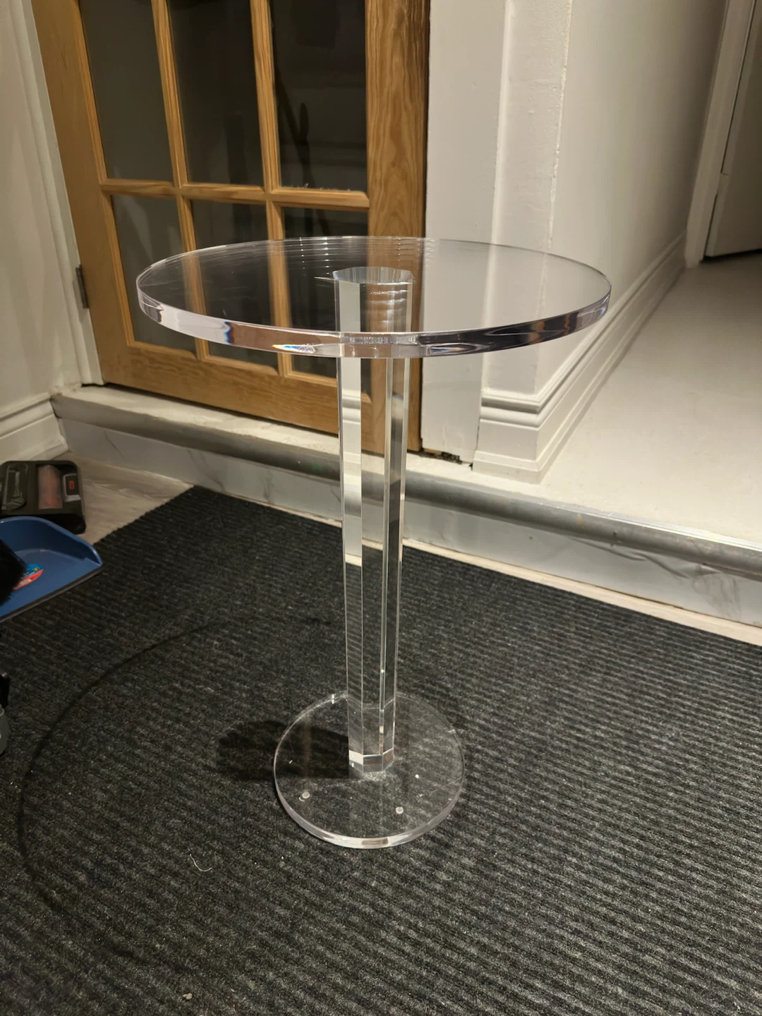 Clear Acrylic Side Table