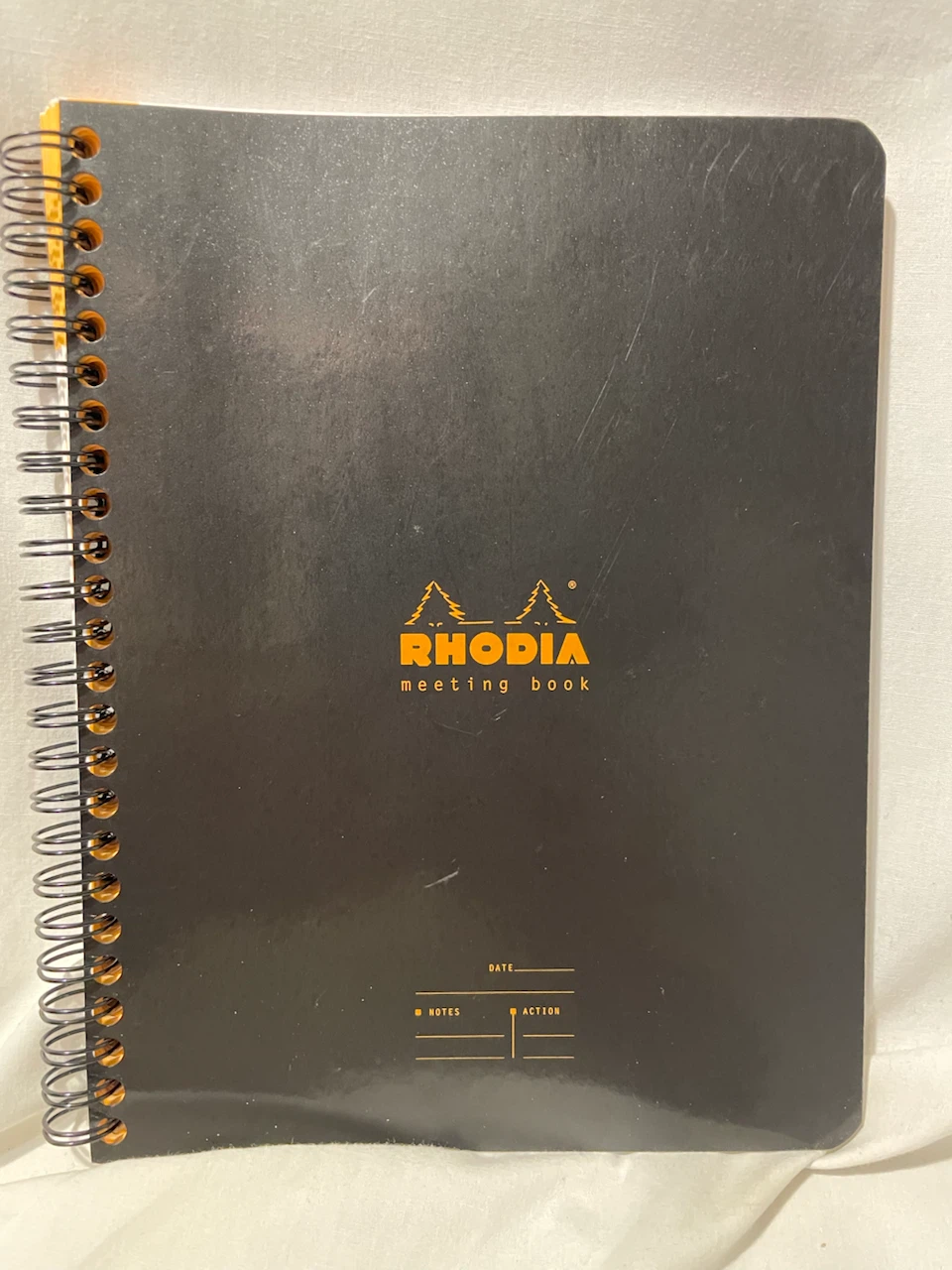 Rhodia Spiral Bound Meeting Book