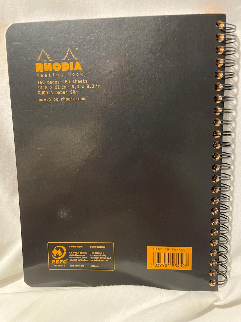 Rhodia Spiral Bound Meeting Book - photo 2