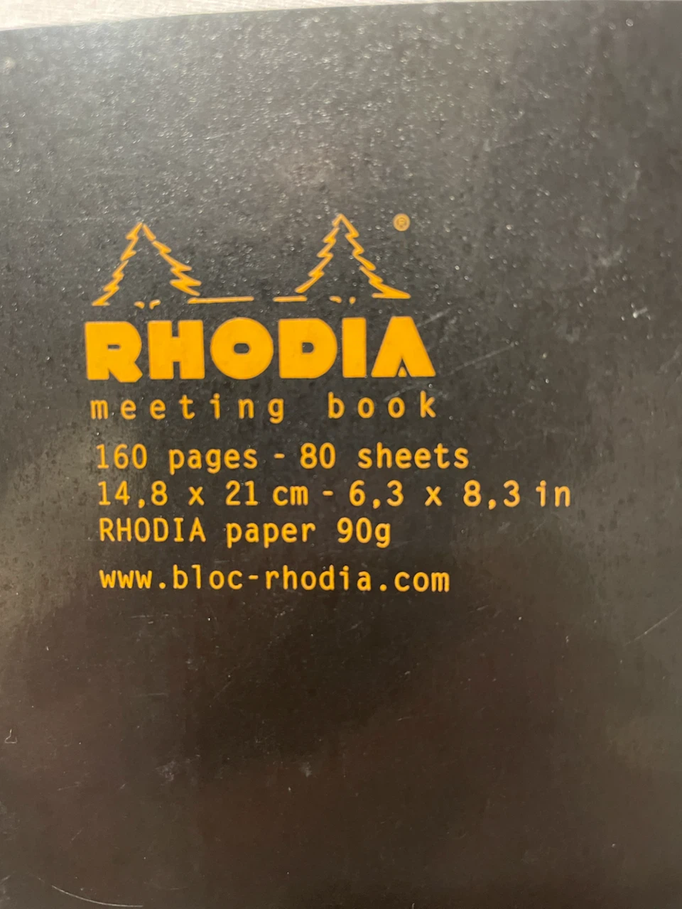 Rhodia Spiral Bound Meeting Book - photo 3