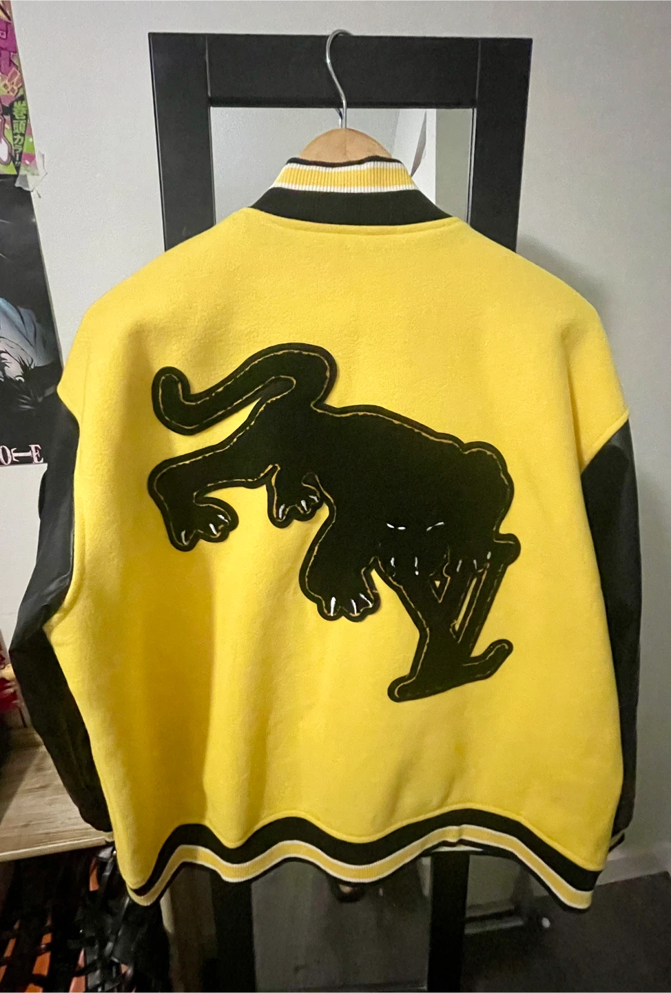 Louis Vuitton Yellow & Black Varsity Jacket - photo 2