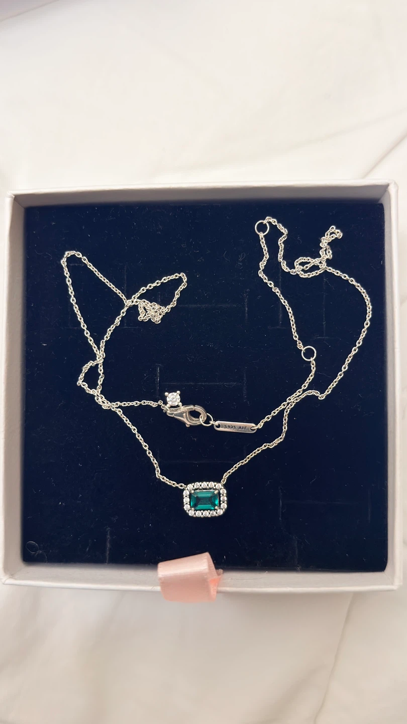 Pandora Green Stone Necklace - photo 2