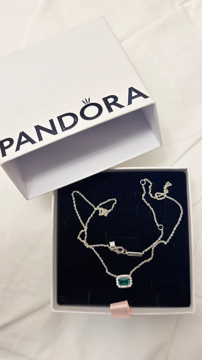 Pandora Green Stone Necklace - photo 3