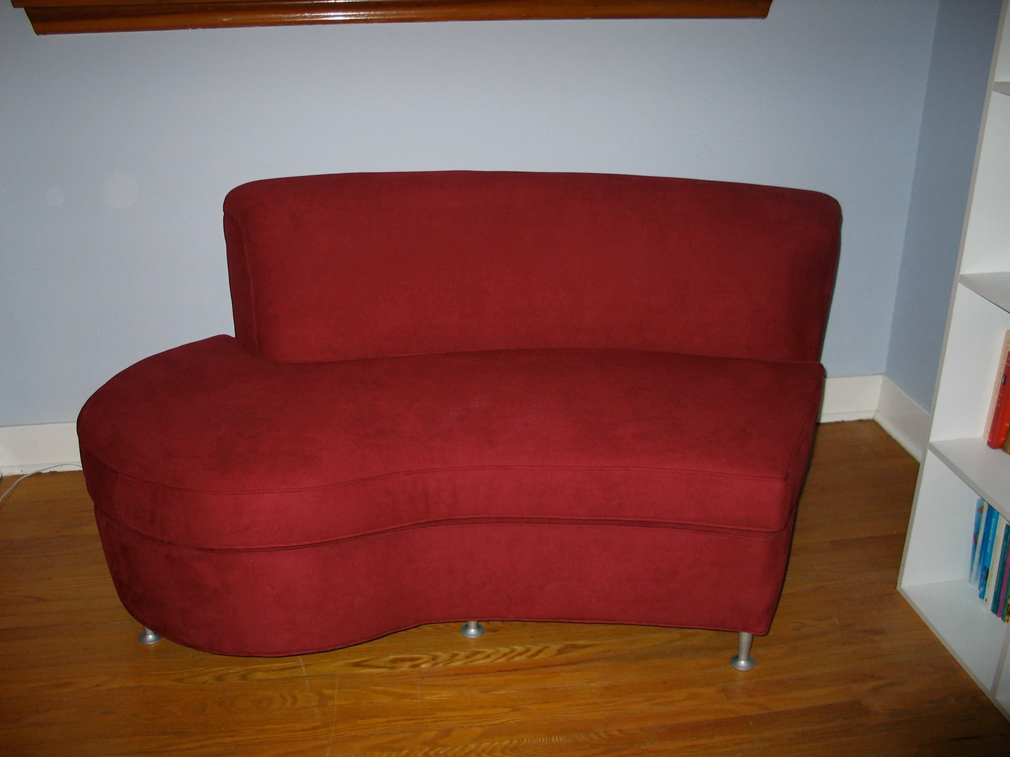 MCM Red Kidney/cloud Shaped Settee