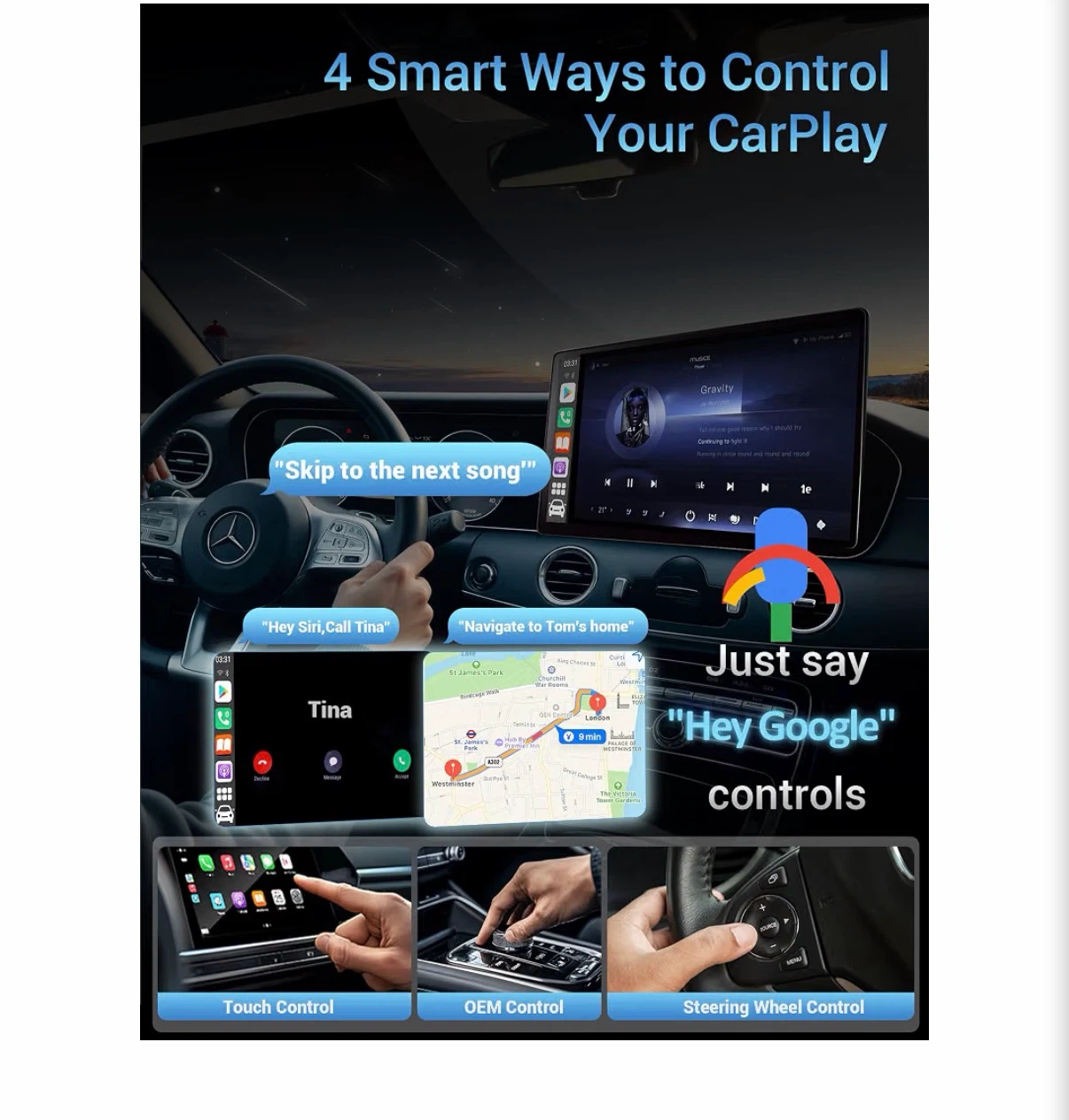 Wireless CarPlay and Android Auto Adapter - photo 3