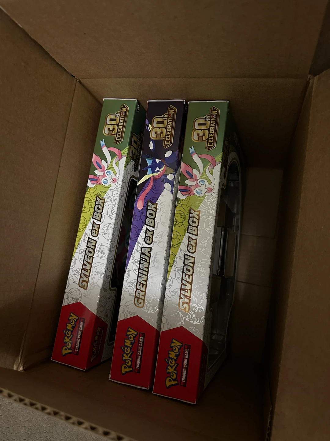 2 Pokemon 30th Celebration Trading Card Game Boxes