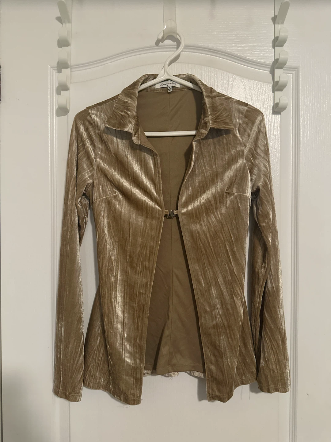 Emory Park Velvet Long Sleeve Top