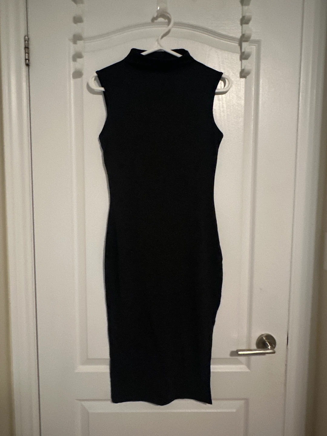 Black Mock Neck Shein Dress