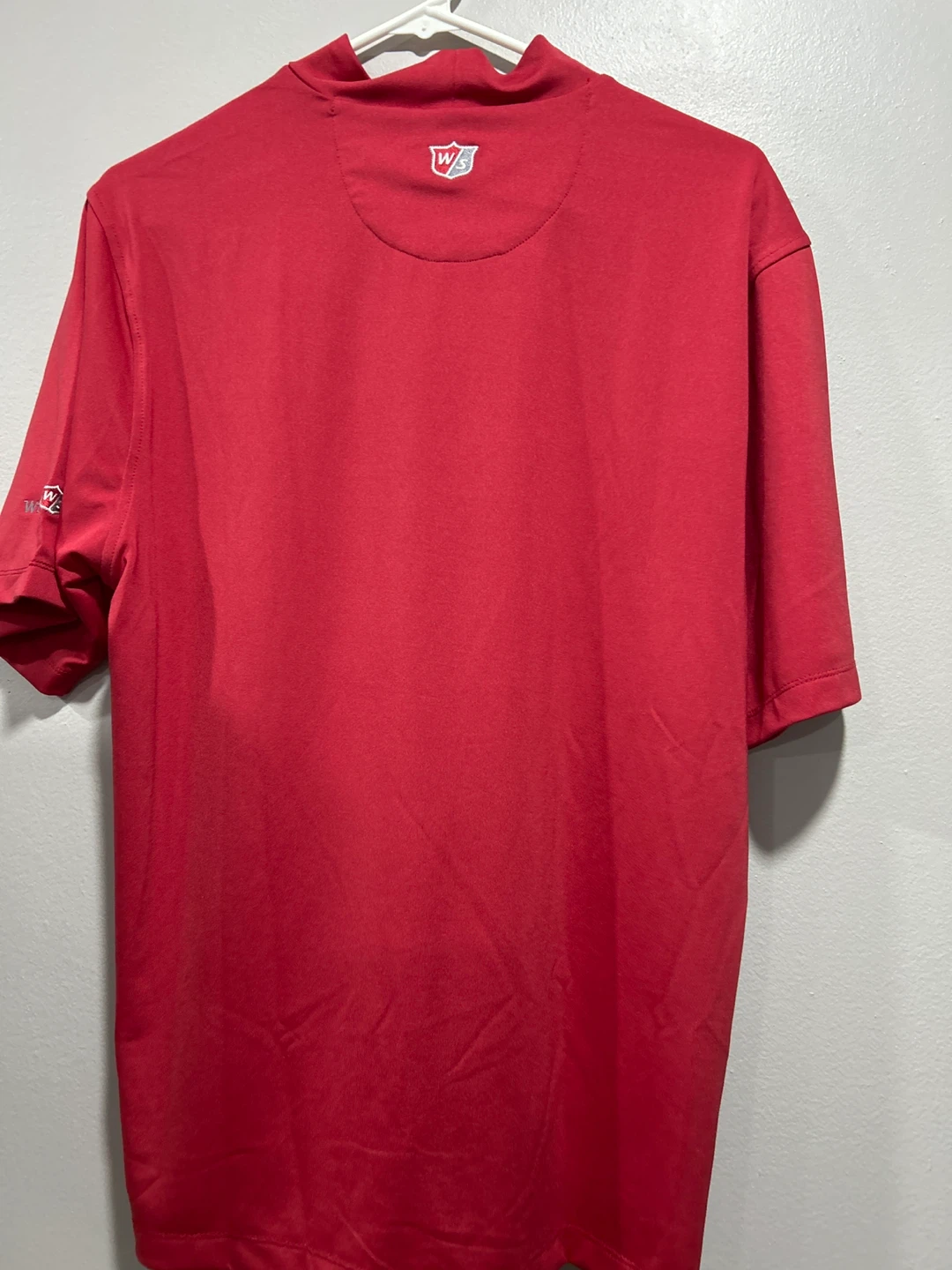 Wilson Staff Hyper Tek UV Golf Shirt, Red, Size M - photo 2