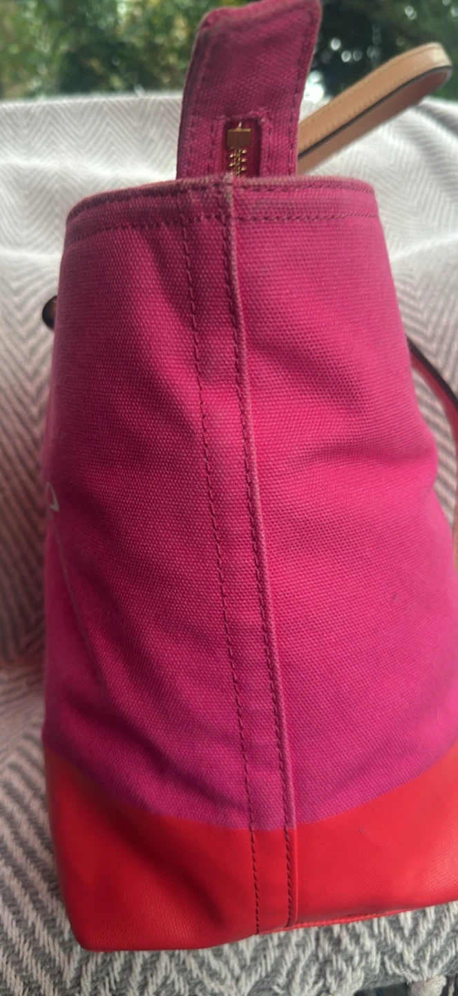 Kate Spade New York Pink and Red Tote Bag - photo 2
